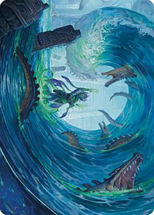 Wave Goodbye Art Card [The Lost Caverns of Ixalan Art Series] | Dumpster Cat Games