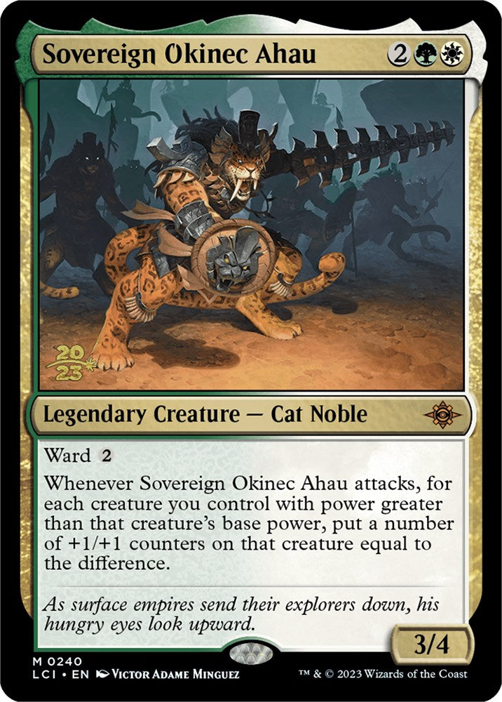 Sovereign Okinec Ahau [The Lost Caverns of Ixalan Prerelease Cards] | Dumpster Cat Games