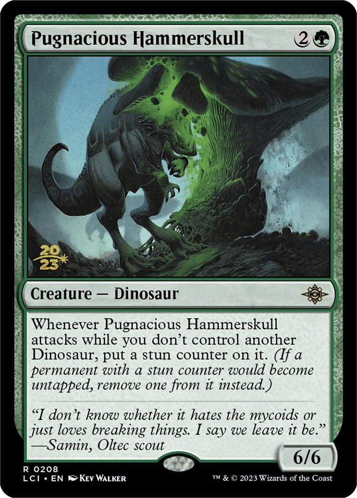 Pugnacious Hammerskull [The Lost Caverns of Ixalan Prerelease Cards] | Dumpster Cat Games