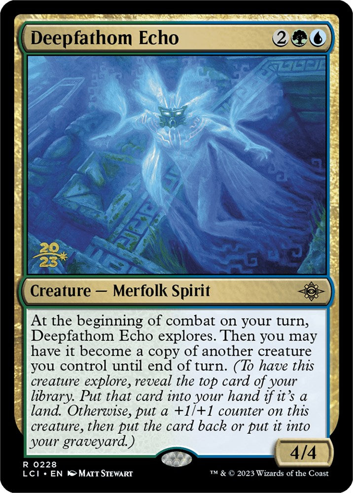 Deepfathom Echo [The Lost Caverns of Ixalan Prerelease Cards] | Dumpster Cat Games