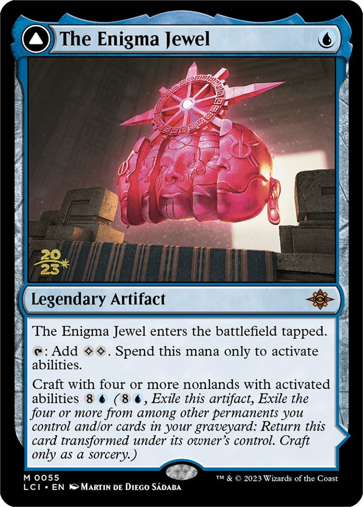 The Enigma Jewel // Locus of Enlightenment [The Lost Caverns of Ixalan Prerelease Cards] | Dumpster Cat Games