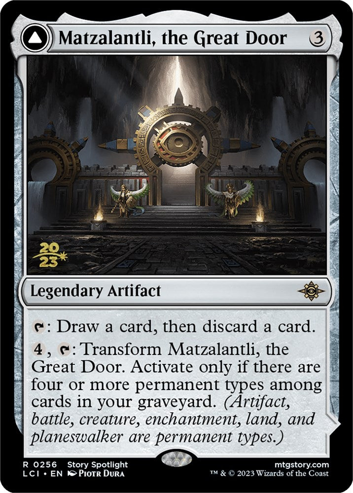 Matzalantli, the Great Door // The Core [The Lost Caverns of Ixalan Prerelease Cards] | Dumpster Cat Games