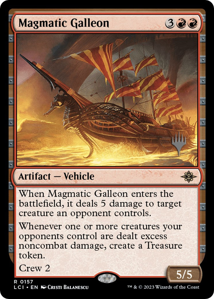 Magmatic Galleon (Promo Pack) [The Lost Caverns of Ixalan Promos] | Dumpster Cat Games
