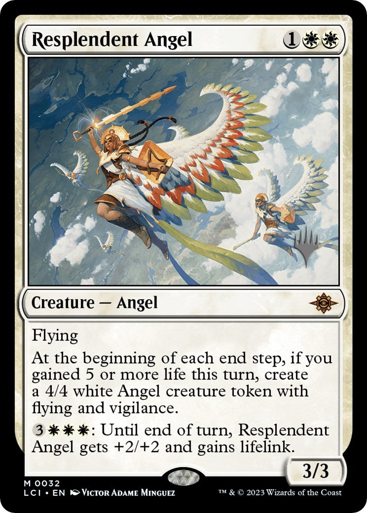 Resplendent Angel (Promo Pack) [The Lost Caverns of Ixalan Promos] | Dumpster Cat Games