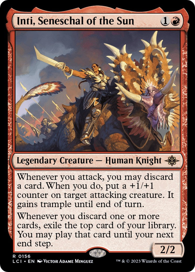 Inti, Seneschal of the Sun (Promo Pack) [The Lost Caverns of Ixalan Promos] | Dumpster Cat Games