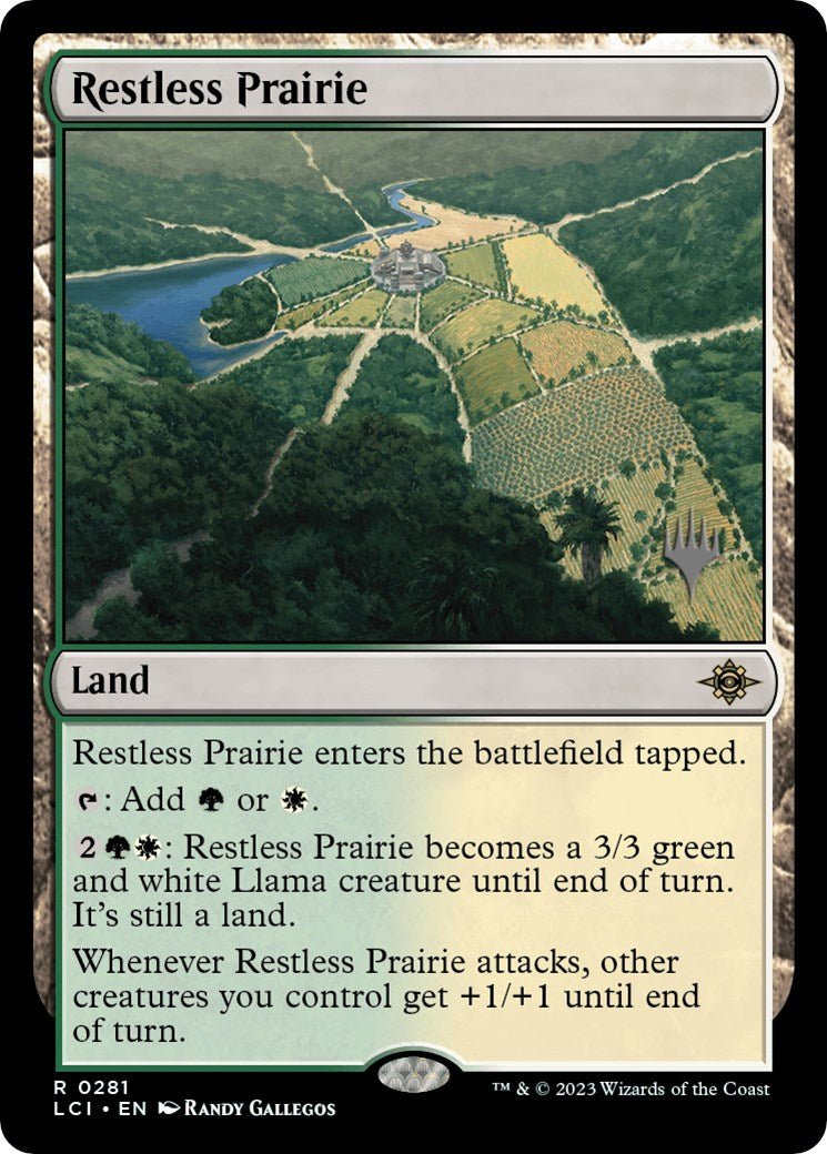 Restless Prairie (Promo Pack) [The Lost Caverns of Ixalan Promos] | Dumpster Cat Games