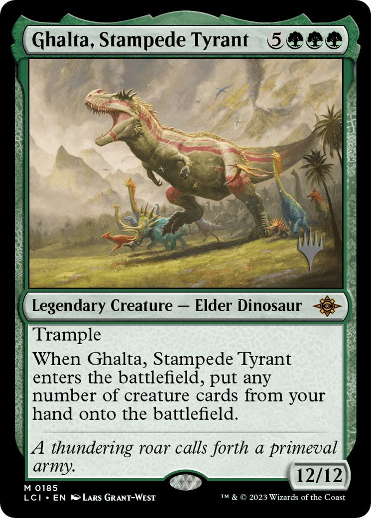 Ghalta, Stampede Tyrant (Promo Pack) [The Lost Caverns of Ixalan Promos] | Dumpster Cat Games