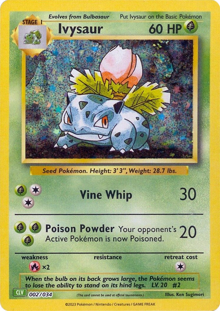 Ivysaur [Trading Card Game Classic] | Dumpster Cat Games
