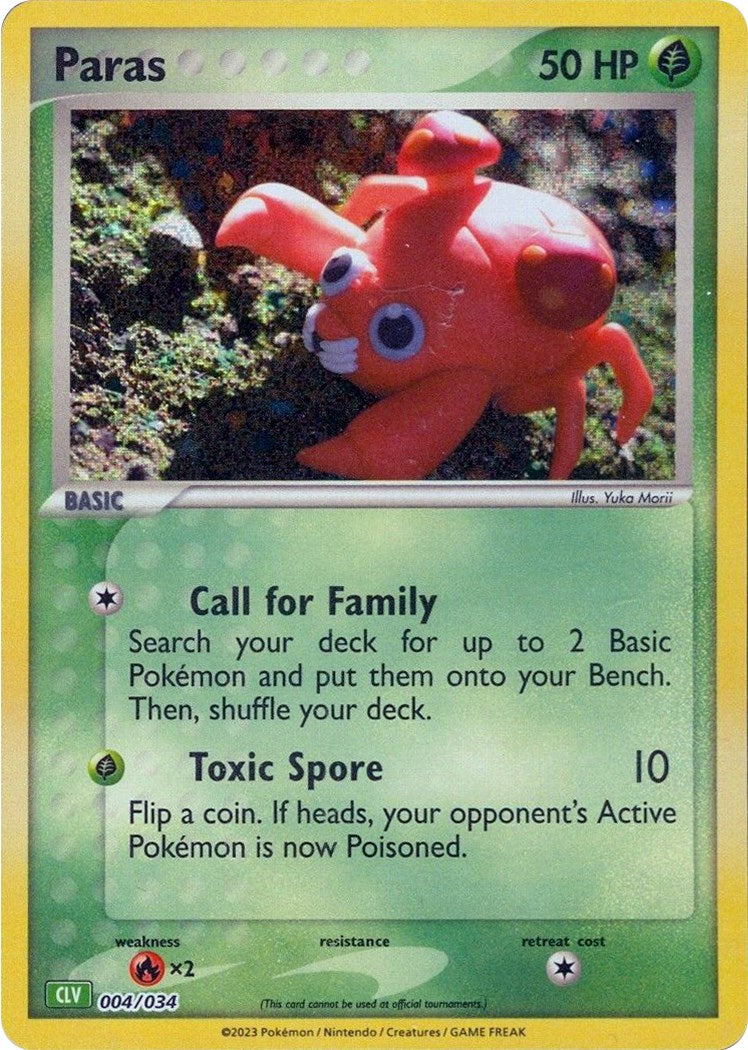 Paras [Trading Card Game Classic] | Dumpster Cat Games