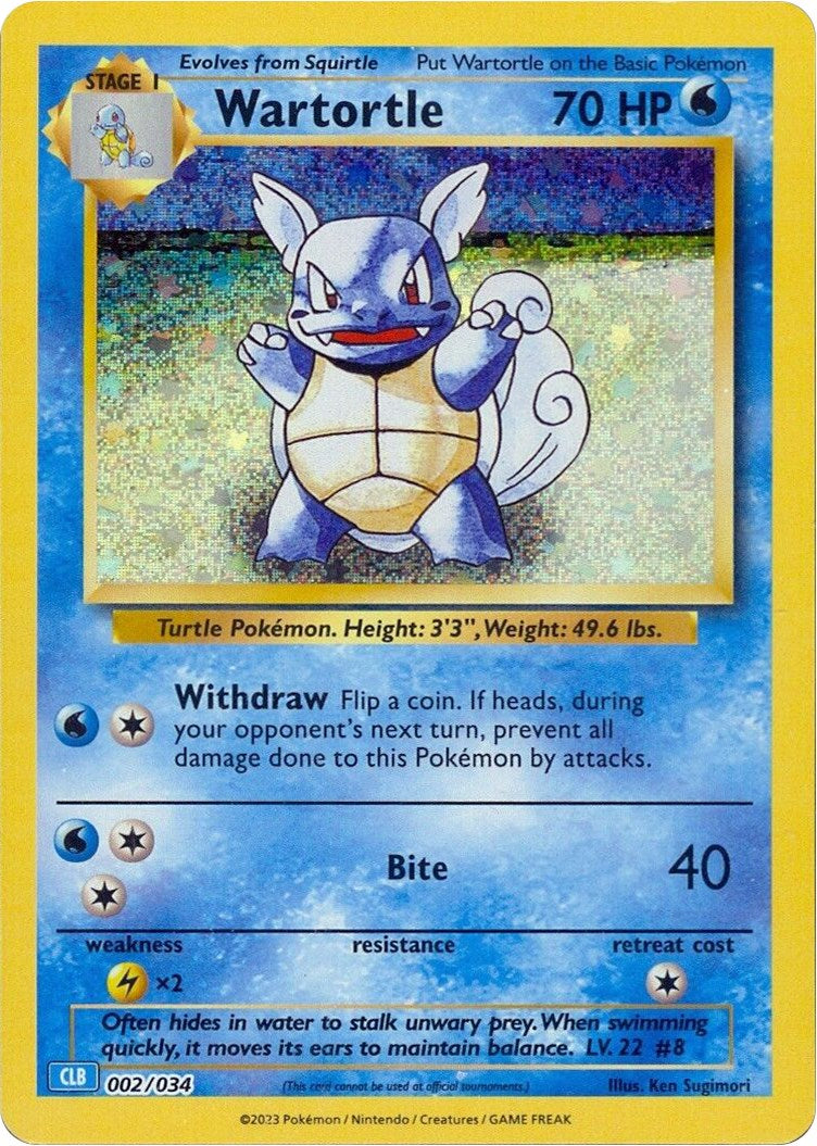 Wartortle [Trading Card Game Classic] | Dumpster Cat Games