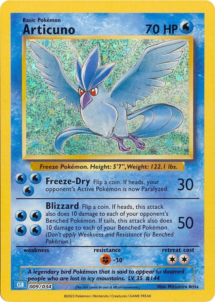 Articuno [Trading Card Game Classic] | Dumpster Cat Games