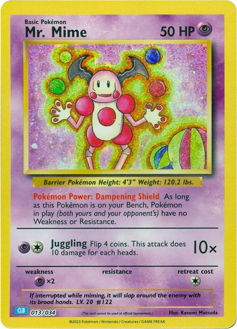 Mr. Mime [Trading Card Game Classic] | Dumpster Cat Games