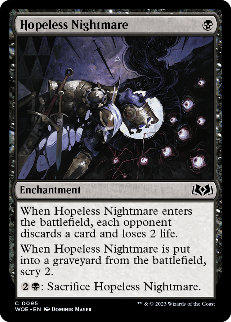 Hopeless Nightmare [Wilds of Eldraine] | Dumpster Cat Games