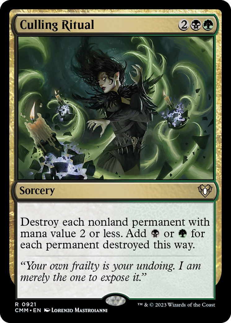 Culling Ritual [Commander Masters] | Dumpster Cat Games