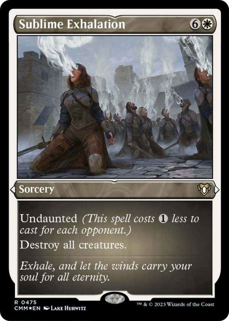 Sublime Exhalation (Foil Etched) [Commander Masters] | Dumpster Cat Games