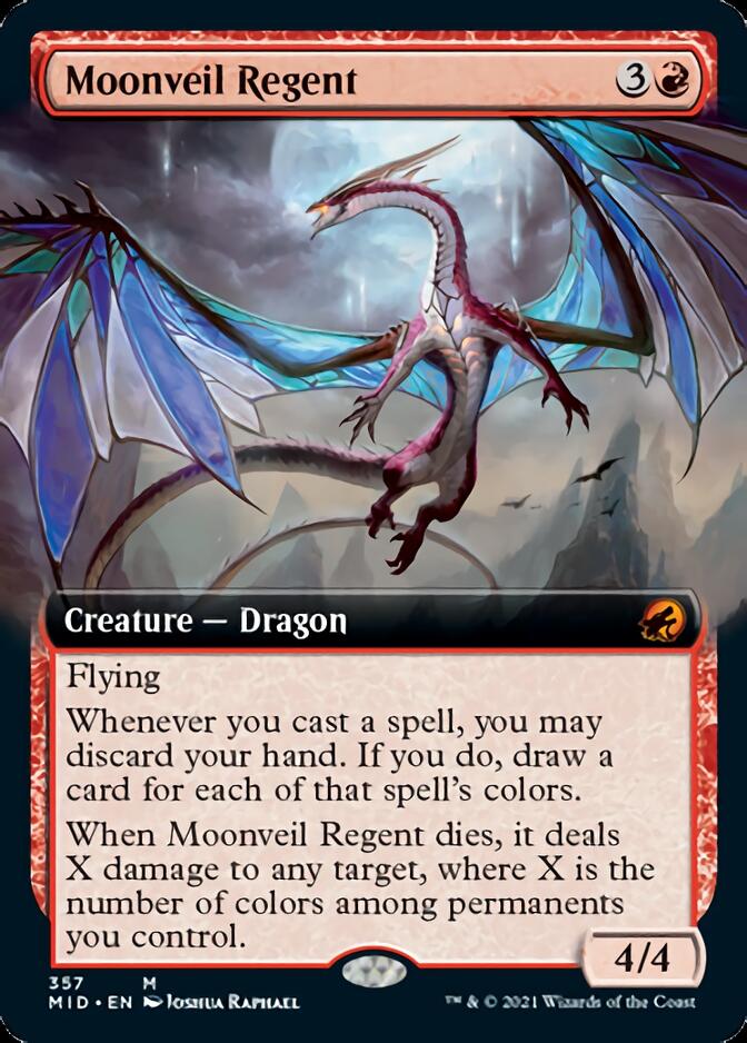 Moonveil Regent (Extended Art) [Innistrad: Midnight Hunt] | Dumpster Cat Games