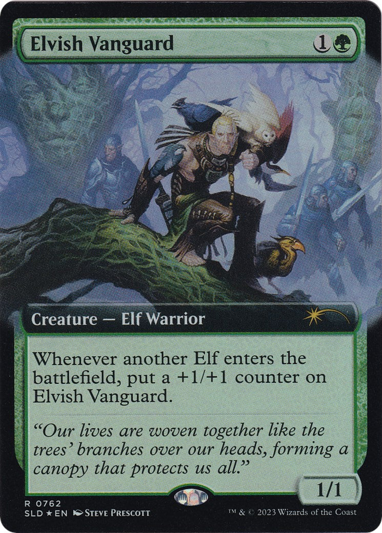 Elvish Vanguard (Extended Art) [Secret Lair Drop Series] | Dumpster Cat Games