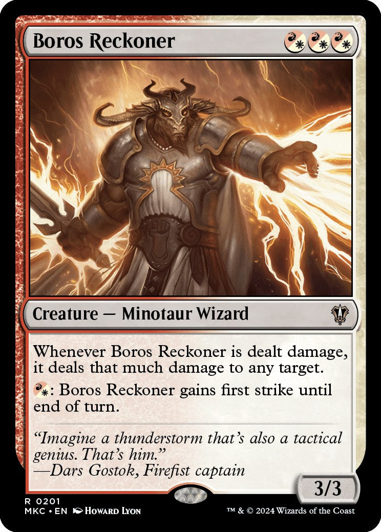 Boros Reckoner [Murders at Karlov Manor Commander] | Dumpster Cat Games