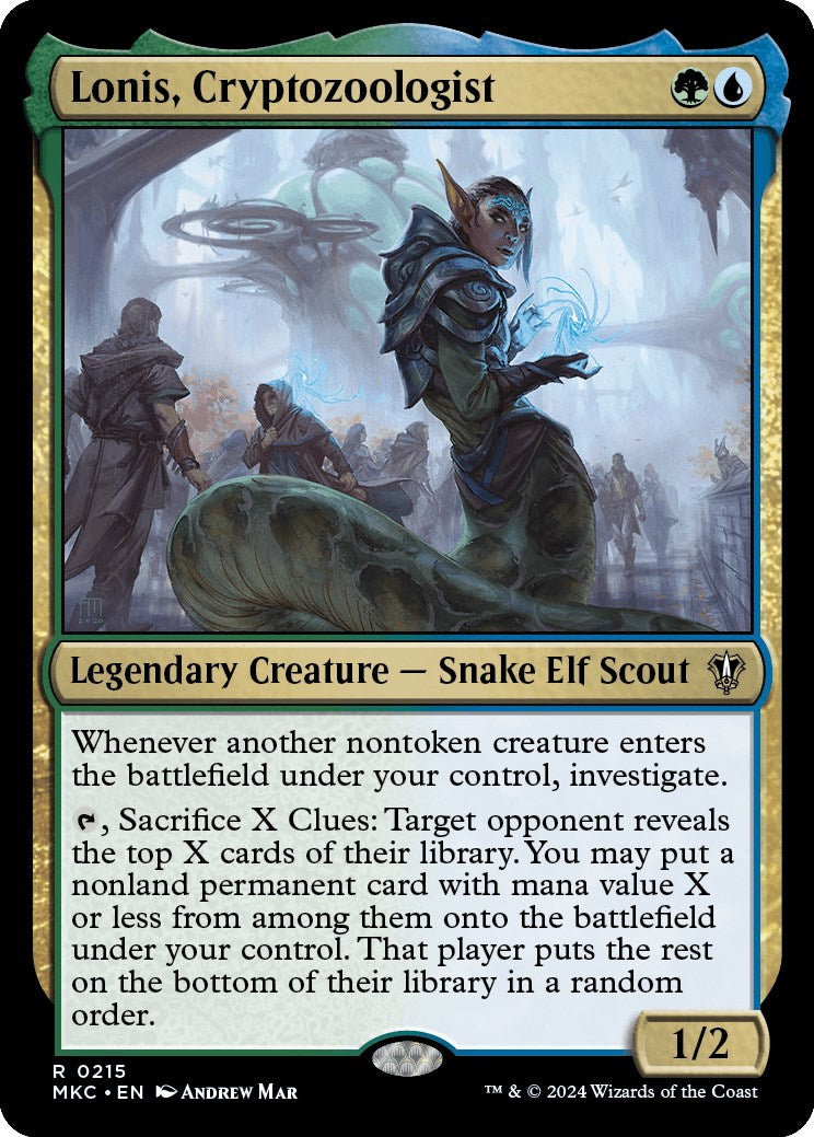 Lonis, Cryptozoologist [Murders at Karlov Manor Commander] | Dumpster Cat Games