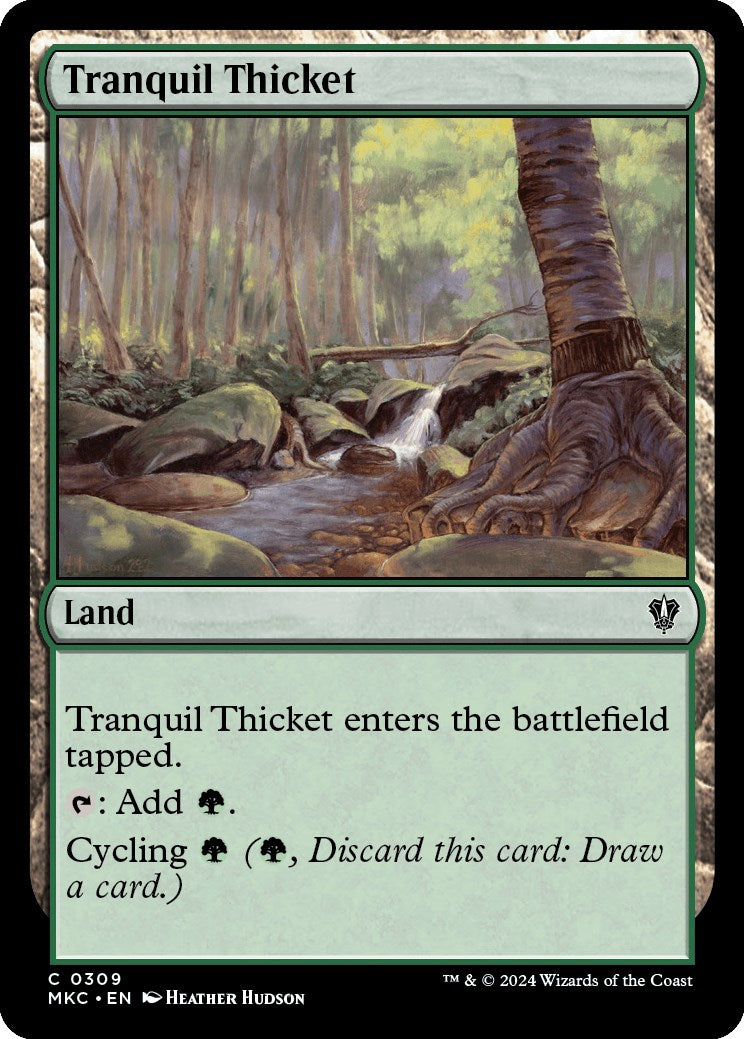 Tranquil Thicket [Murders at Karlov Manor Commander] | Dumpster Cat Games
