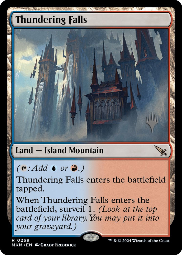 Thundering Falls (Promo Pack) [Murders at Karlov Manor Promos] | Dumpster Cat Games