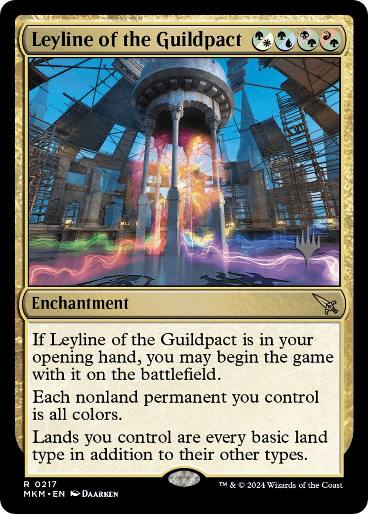 Leyline of the Guildpact (Promo Pack) [Murders at Karlov Manor Promos] | Dumpster Cat Games