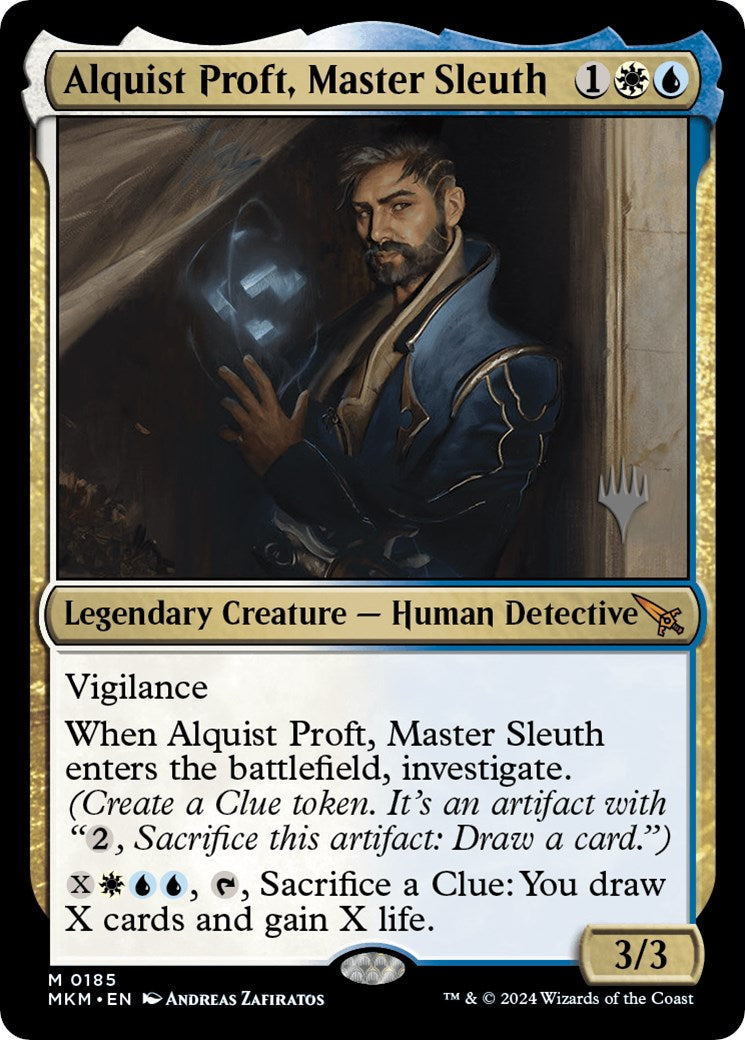 Alquist Proft, Master Sleuth (Promo Pack) [Murders at Karlov Manor Promos] | Dumpster Cat Games