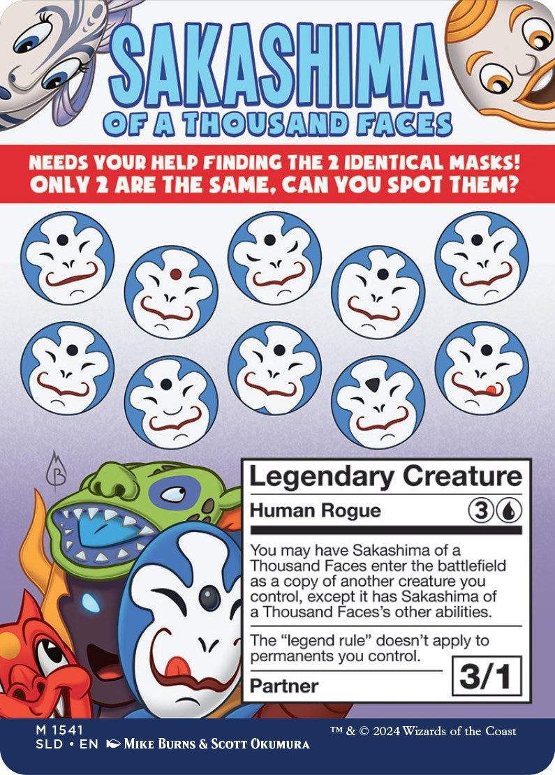 Sakashima of a Thousand Faces [Secret Lair Drop Series] | Dumpster Cat Games