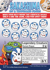 Sakashima of a Thousand Faces [Secret Lair Drop Series] | Dumpster Cat Games