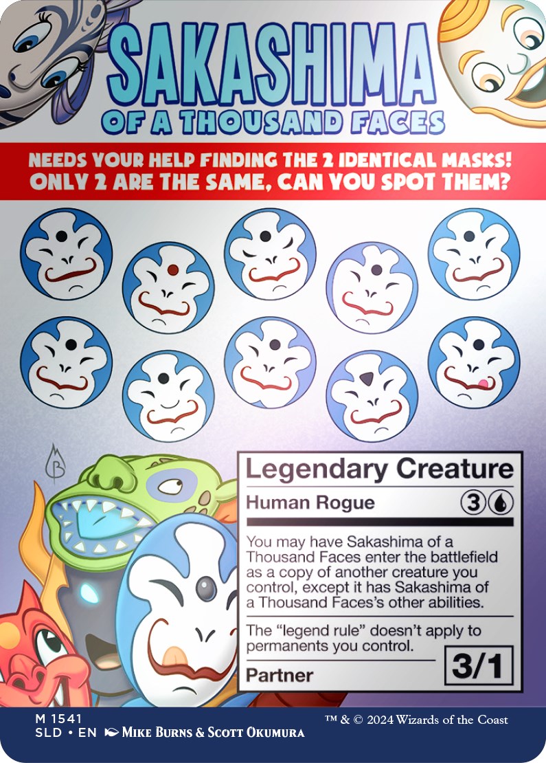Sakashima of a Thousand Faces (Rainbow Foil) [Secret Lair Drop Series] | Dumpster Cat Games