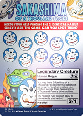 Sakashima of a Thousand Faces (Rainbow Foil) [Secret Lair Drop Series] | Dumpster Cat Games