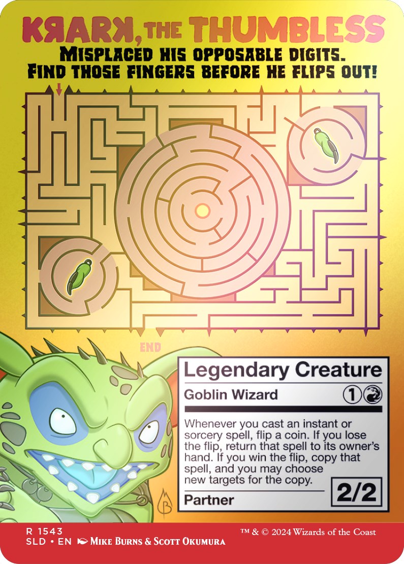 Krark, the Thumbless (Rainbow Foil) [Secret Lair Drop Series] | Dumpster Cat Games