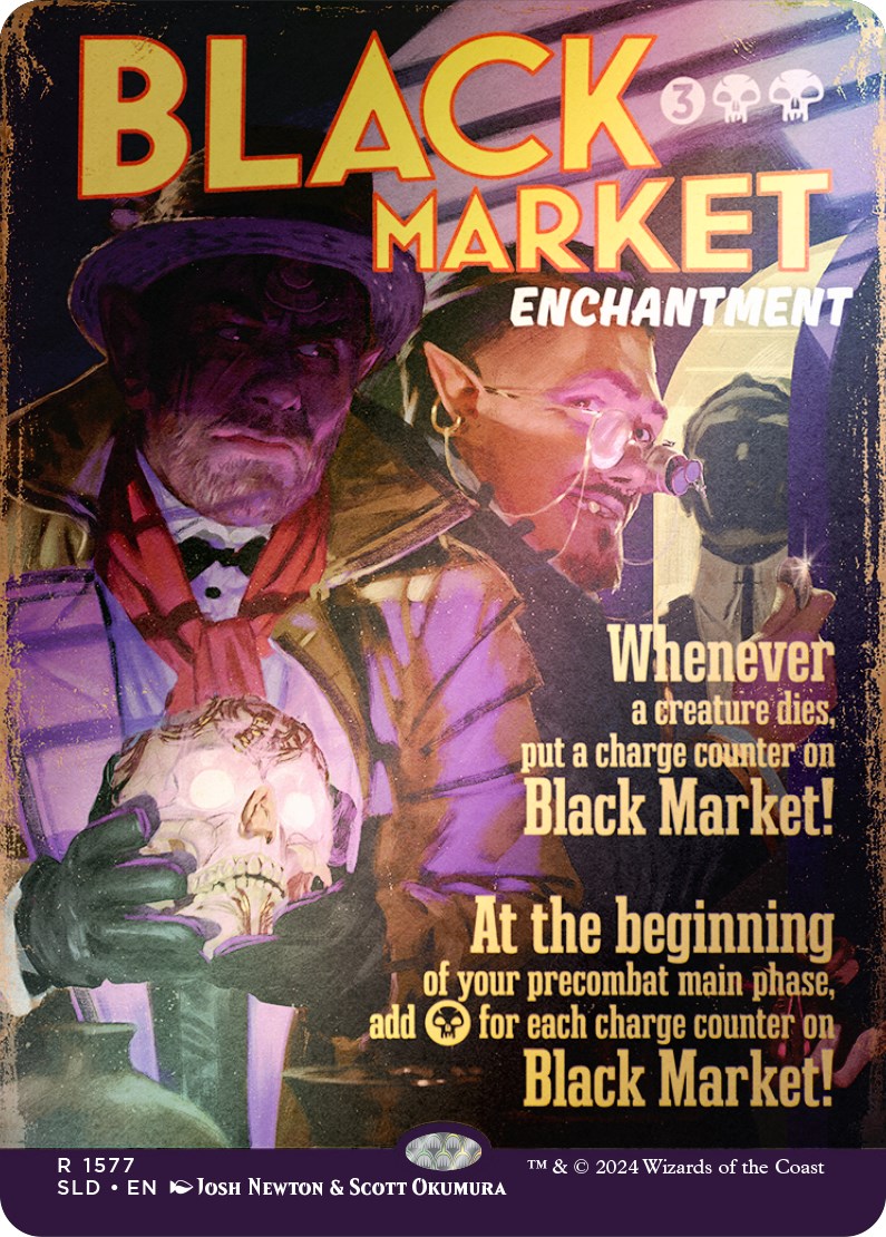 Black Market (Rainbow Foil) [Secret Lair Drop Series] | Dumpster Cat Games