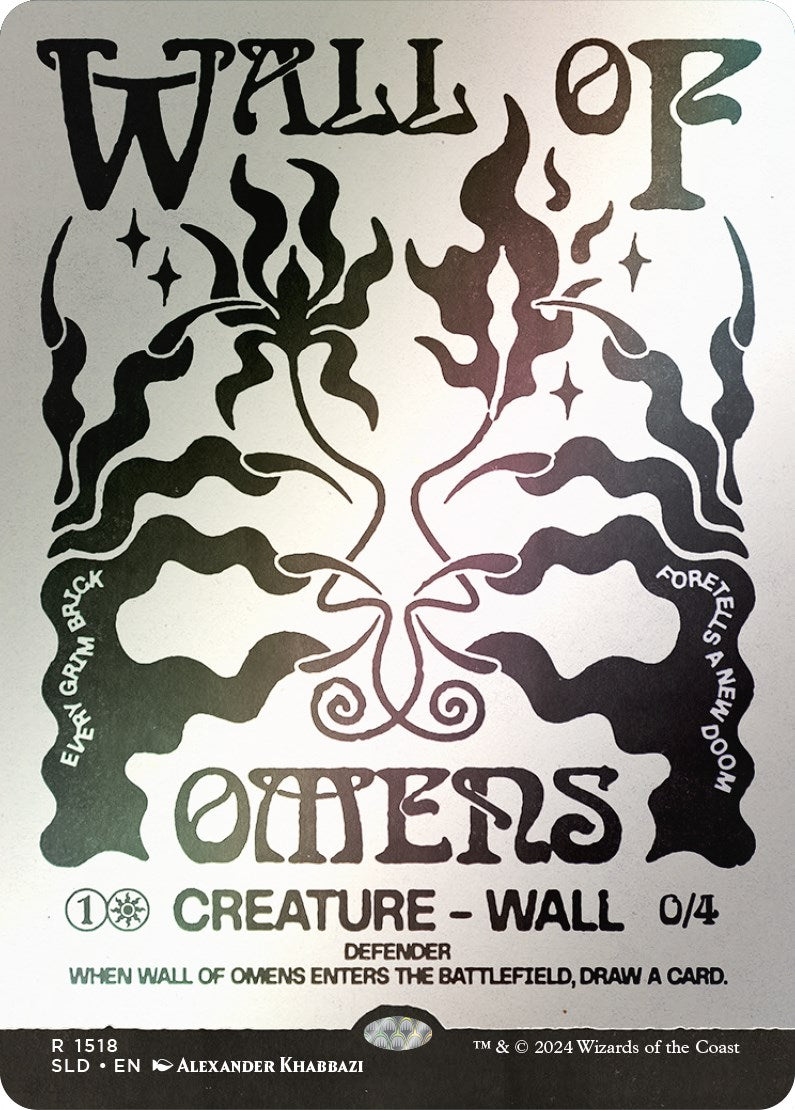 Wall of Omens (Rainbow Foil) [Secret Lair Drop Series] | Dumpster Cat Games