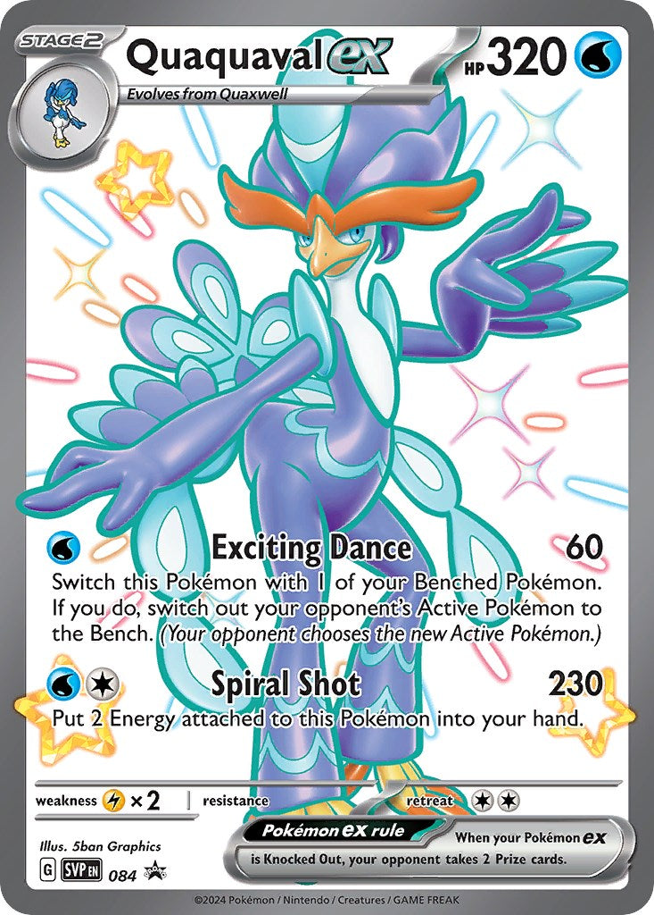 Quaquaval ex (084) [Scarlet & Violet: Black Star Promos] | Dumpster Cat Games