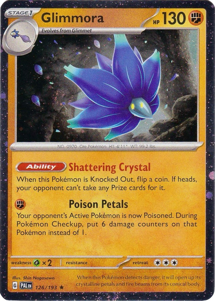 Glimmora (126/193) (Cosmos Holo) [Scarlet & Violet: Paldea Evolved] | Dumpster Cat Games