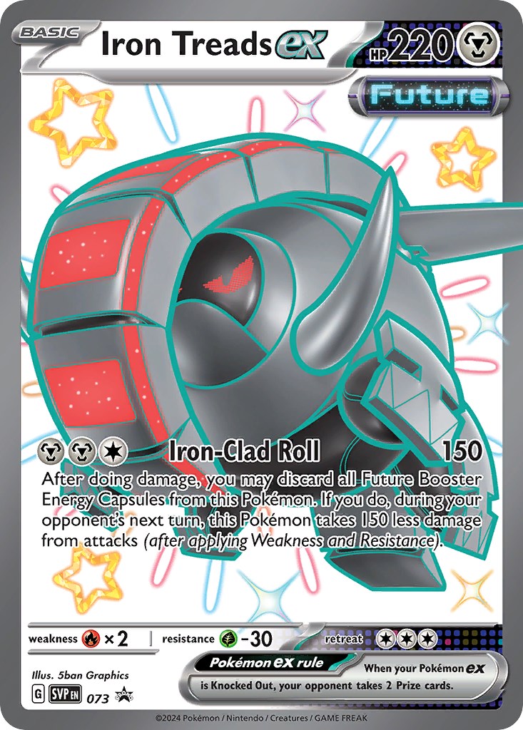 Iron Treads ex (073) [Scarlet & Violet: Black Star Promos] | Dumpster Cat Games