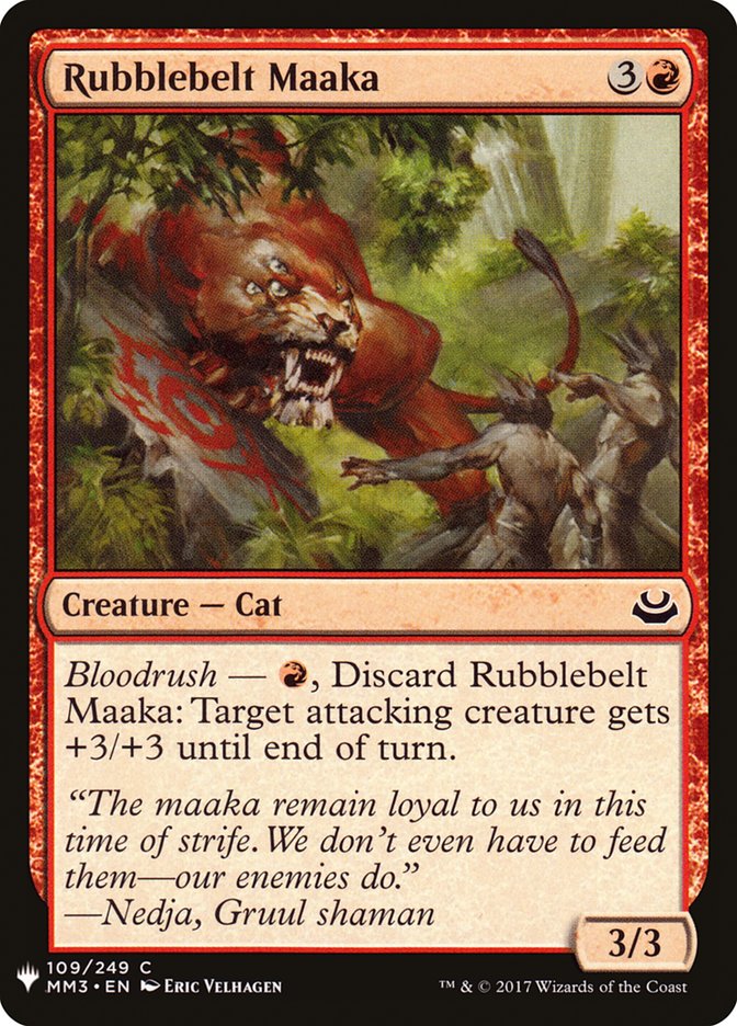 Rubblebelt Maaka [Mystery Booster] | Dumpster Cat Games