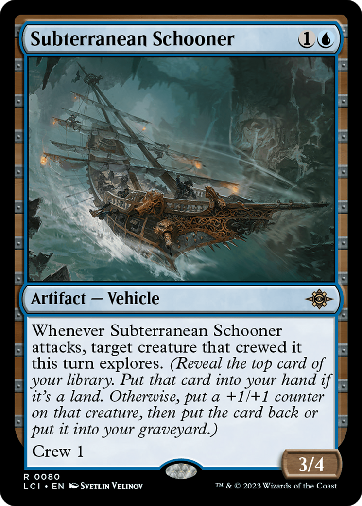 Subterranean Schooner [The Lost Caverns of Ixalan] | Dumpster Cat Games