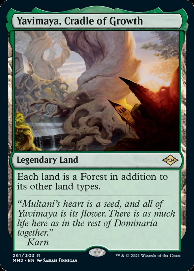 Yavimaya, Cradle of Growth [Modern Horizons 2] | Dumpster Cat Games