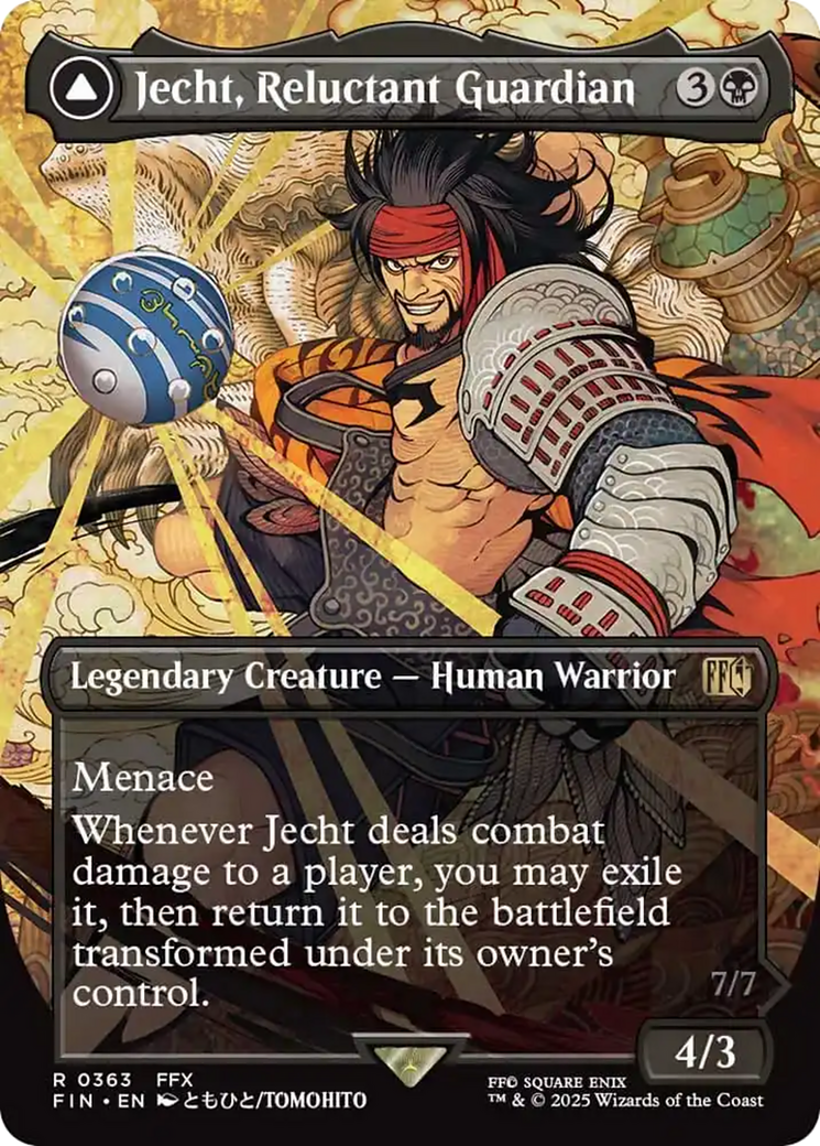 Jecht, Reluctant Guardian // Braska's Final Aeon (Borderless) [FINAL FANTASY] | Dumpster Cat Games