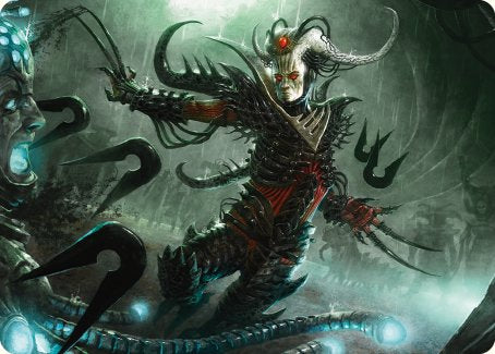 Vraan, Executioner Thane Art Card [Phyrexia: All Will Be One Art Series] | Dumpster Cat Games