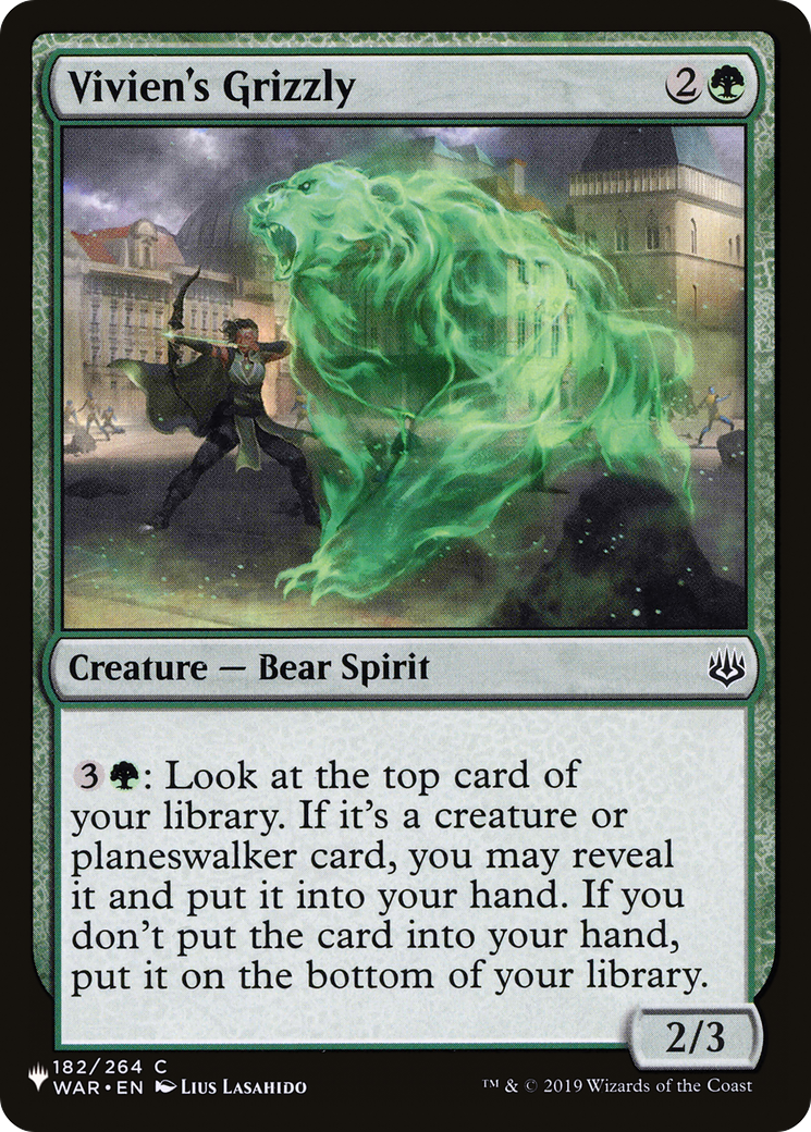 Vivien's Grizzly [The List] | Dumpster Cat Games