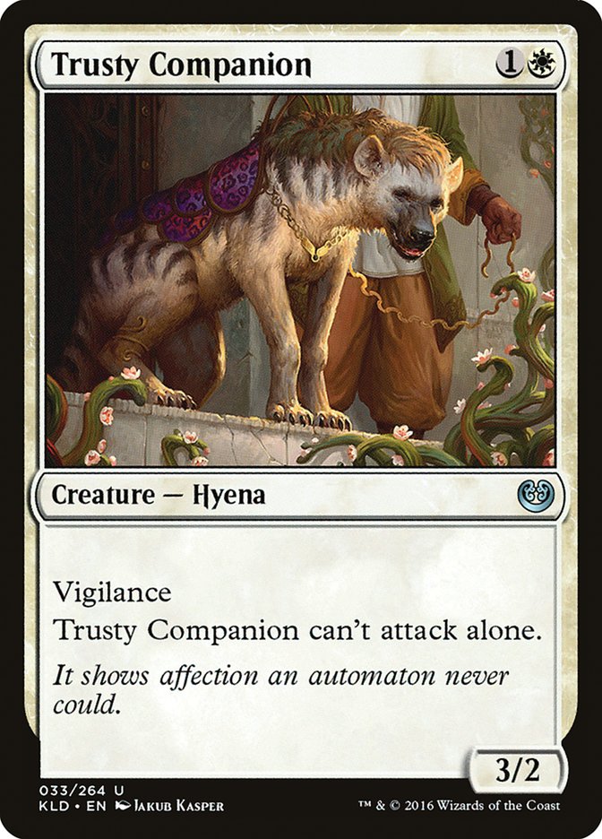 Trusty Companion [Kaladesh] | Dumpster Cat Games
