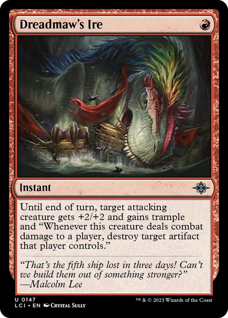 Dreadmaw's Ire [The Lost Caverns of Ixalan] | Dumpster Cat Games