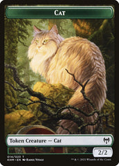 Treasure // Cat Double-Sided Token [Kaldheim Tokens] | Dumpster Cat Games
