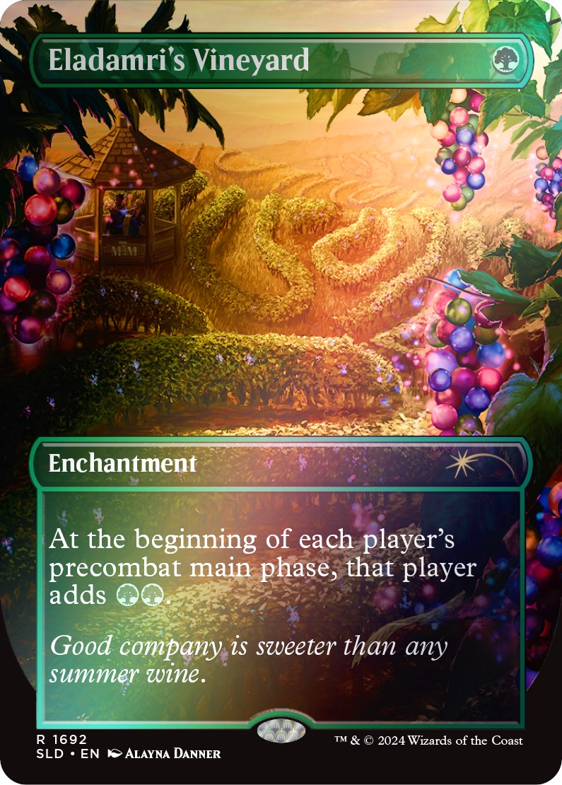 Eladamri's Vineyard (Rainbow Foil) [Secret Lair: Sheldon's Spellbook] | Dumpster Cat Games