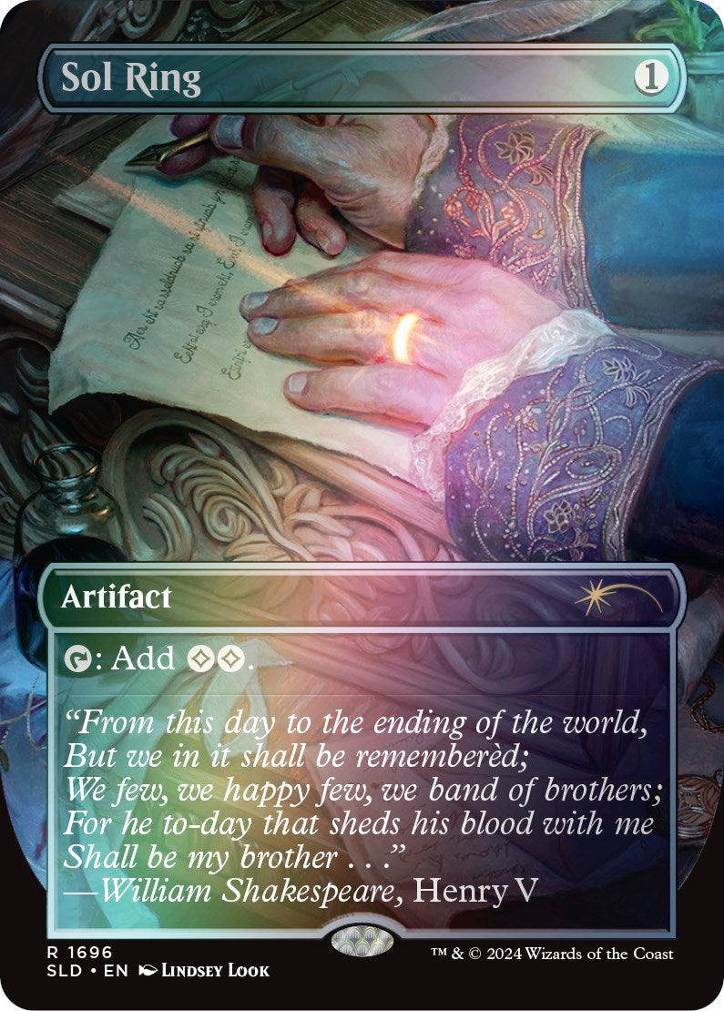 Sol Ring (1696) (Rainbow Foil) [Secret Lair: Sheldon's Spellbook] | Dumpster Cat Games
