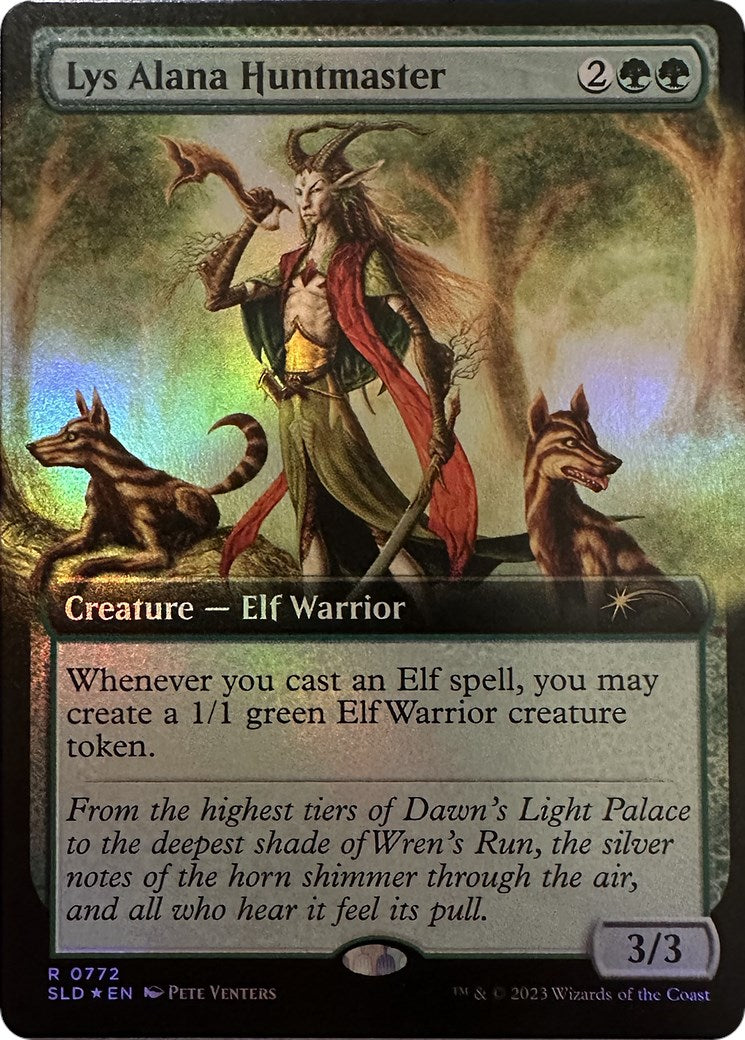 Lys Alana Huntmaster (Extended Art) [Secret Lair Drop Series] | Dumpster Cat Games