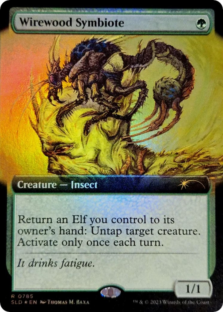 Wirewood Symbiote (Extended Art) [Secret Lair Drop Series] | Dumpster Cat Games